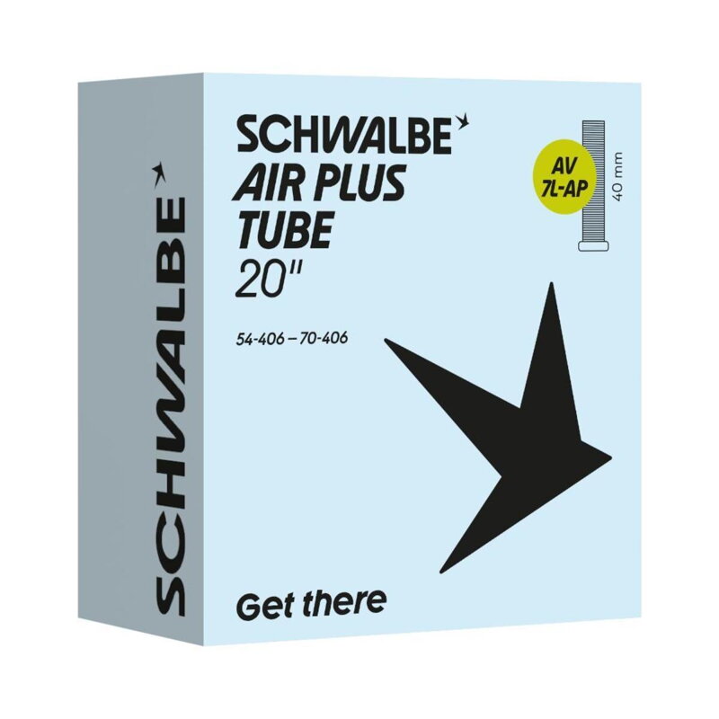 SCHWALBE Duša AV7L-AP (54/70-406) 20x2.10–2.75 AV 40mm Air Plus 300g