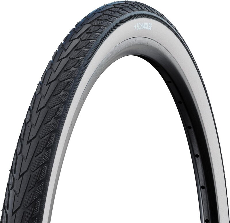 SCHWALBE Plášť MOTION ROAD CRUISER 20x1.75 (47-406) 50EPI 545g STANDARD K-Guard Green biely bok